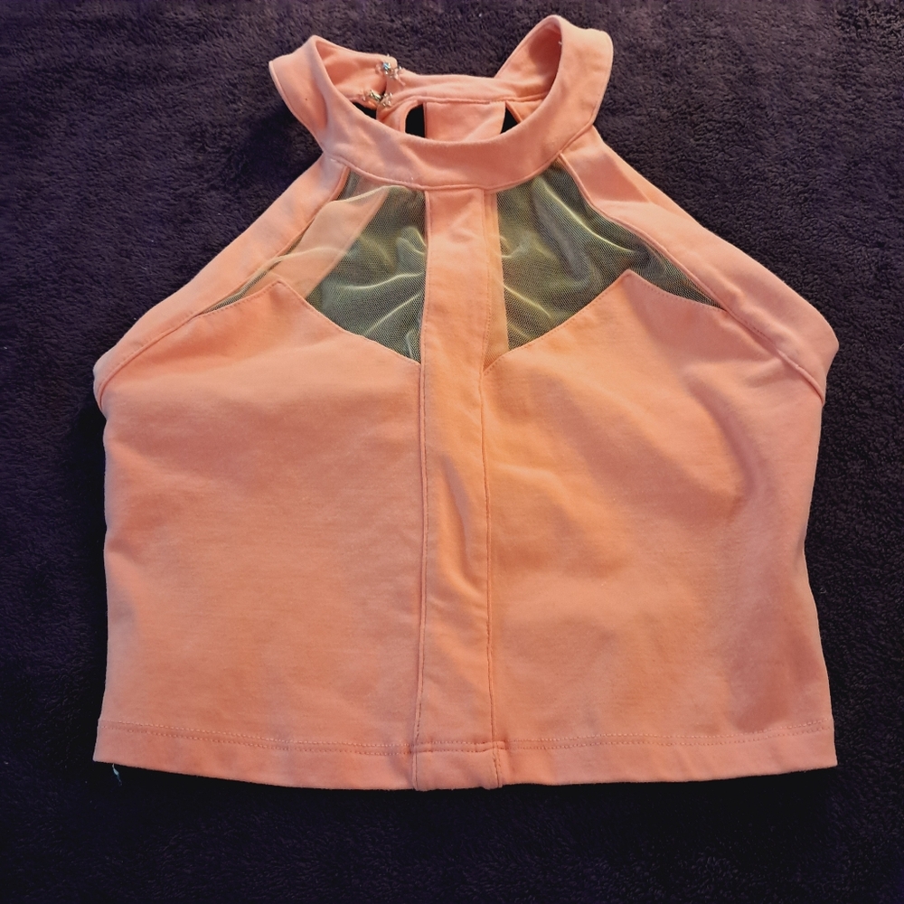 BeBe Coral Crop Top